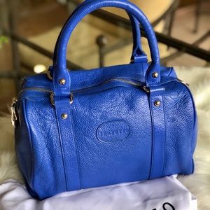 Terzetto Loreto leather satchel ( cobalt blue)